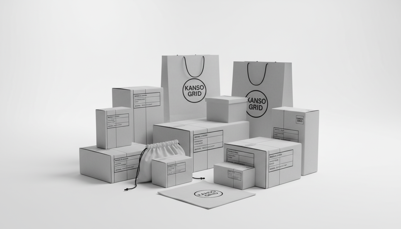 Kanso Grid brand applications