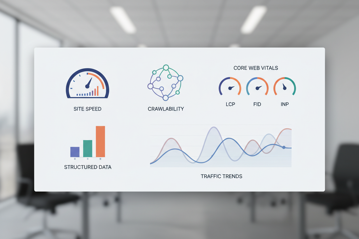Analytics dashboard with charts and performance metrics